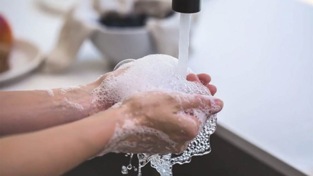 Wash your hands often with soap and water for at least 20 seconds especially after you have been in a public place, or after blowing your nose, coughing, or sneezing