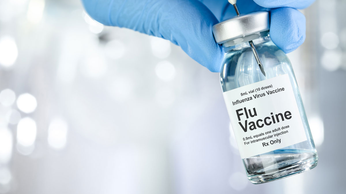 Flu Vaccine Bottle