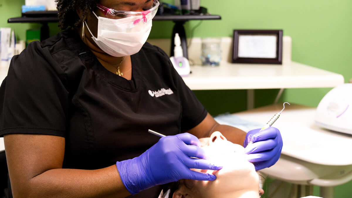 Teeth cleaning at Whole Life Dental SC