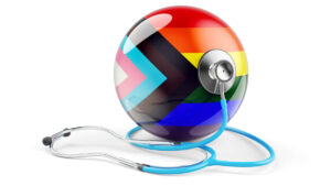 Graphic: Sphere with Stethoscope
