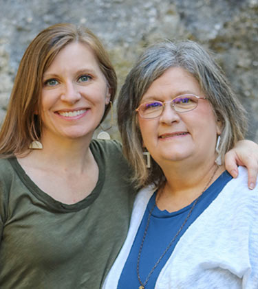 Cynthia Conrad and her daughter Alicia Duncan