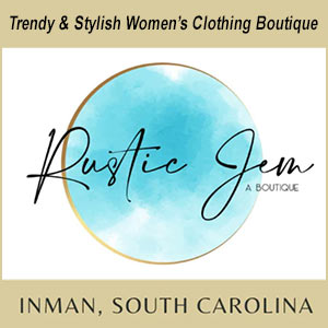 Rustic Jem Boutique is your one-stop boutique in Inman, SC for shopping women's trendy tops, dresses, shoes, and accessories - new arrivals weekly!
