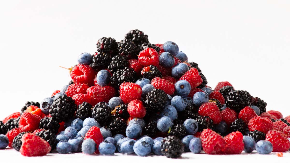 Photo of a pile of berries